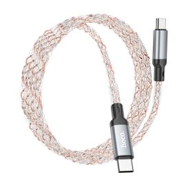 Кабель USB-C Type-C Hoco U112 (3A/60W/PD) <серый>