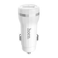 Автомобильное зарядное устройство USB Hoco Z27A (3A/QC3.0) <белый> ― OnlineBazar.su