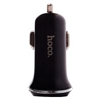 Автомобильное зарядное устройство USB Hoco Z1 (2 порта/2.1A) <черный> ― OnlineBazar.su