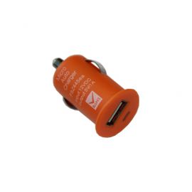 Автомобильное зарядное устройство USB (F8Z445) 1000mA <оранжевый>