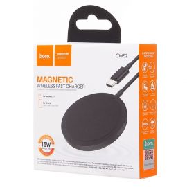Беспроводное зарядное устройство Hoco CW52 (15W) <черный>