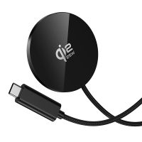 Беспроводное зарядное устройство Hoco CW63 Pro (15W/QC/Qi2) <черный> ― OnlineBazar.su