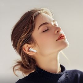 Беспроводные Bluetooth наушники Hoco EQ22 <белый>