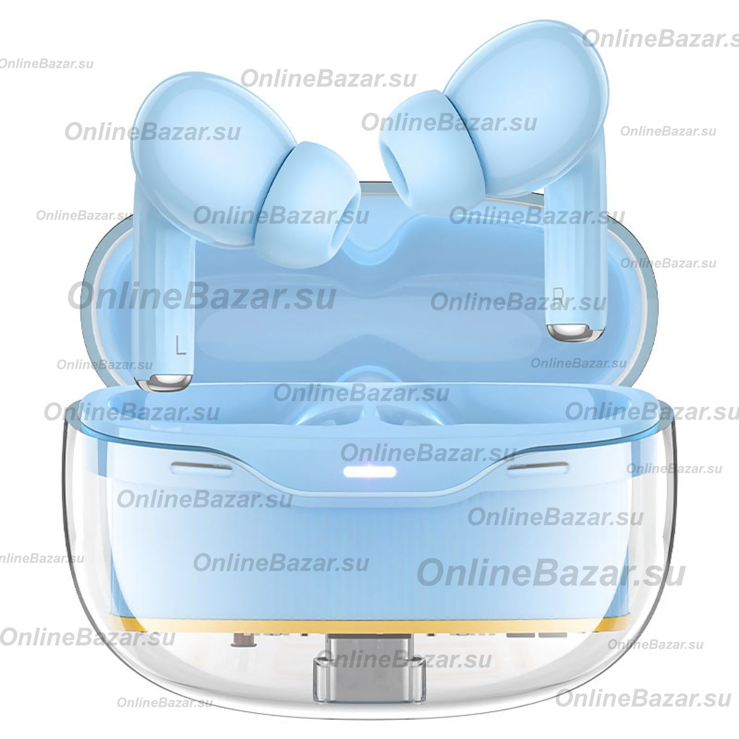 Беспроводные Bluetooth наушники Hoco EW54 <синий> ― OnlineBazar.su