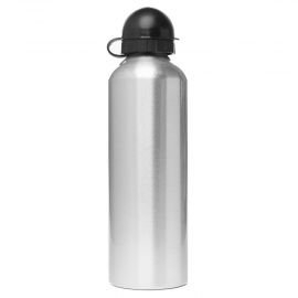 Бутылка для воды алюминиевая с крышкой дозатором (500 мл.) <серебро>
