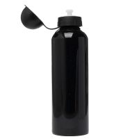 Бутылка для воды алюминиевая с крышкой дозатором (500 мл.) <черный> ― OnlineBazar.su