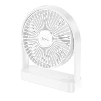 Портативный настольный вентилятор Hoco HX65 <белый> ― OnlineBazar.su