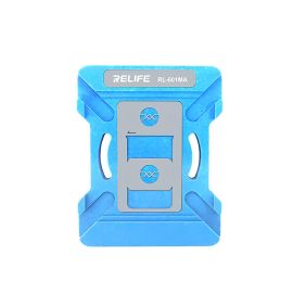 Держатель Relife RL-601MA для фиксации плат и микросхем (с трафаретами для пайки iPhone A8–A18 Pro)