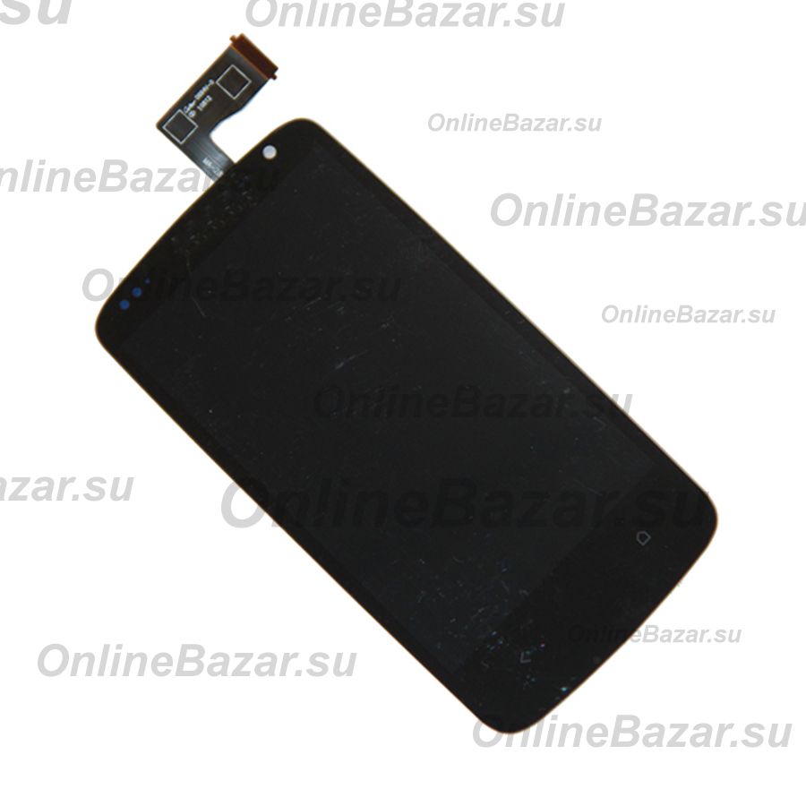 Дисплей для HTC Desire 500 One Sim в сборе с тачскрином <черный> ― OnlineBazar.su