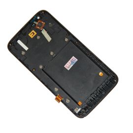 Дисплей для Lenovo A680 модуль с тачскрином <черный>