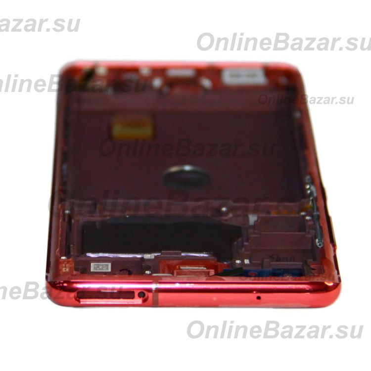 Дисплей для Samsung SM-G780F (Galaxy S20 FE) модуль в сборе с тачскрином <красный> (оригинал SP) ― OnlineBazar.su