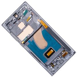 Дисплей для Samsung SM-S918B (Galaxy S23 Ultra) модуль в сборе с тачскрином <зеленый>