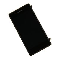 Дисплей для Sony D2203 (Xperia E3) модуль в сборе с тачскрином <черный> (оригинал) ― OnlineBazar.su