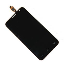 Дисплей для Alcatel OT 6016D (One Touch Idol 2 Mini) в сборе с тачскрином <черный>