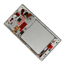 Дисплей для Nokia 830 Lumia модуль с тачскрином <серебристый> (оригинал OEM)