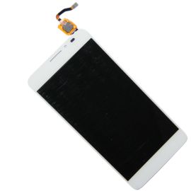 Дисплей для Alcatel OT 6043D (One Touch Idol X+) в сборе с тачскрином <белый> (премиум)