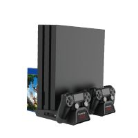 Док-станция для PlayStation 4/Slim/4 Pro с охлаждением Dobe TP4-882C <черный> ― OnlineBazar.su