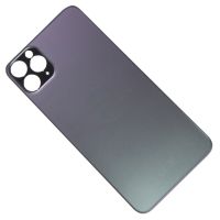 Задняя крышка для Apple iPhone 11 Pro Max (широкий вырез под камеру) <серый космос> (оригинал) ― OnlineBazar.su