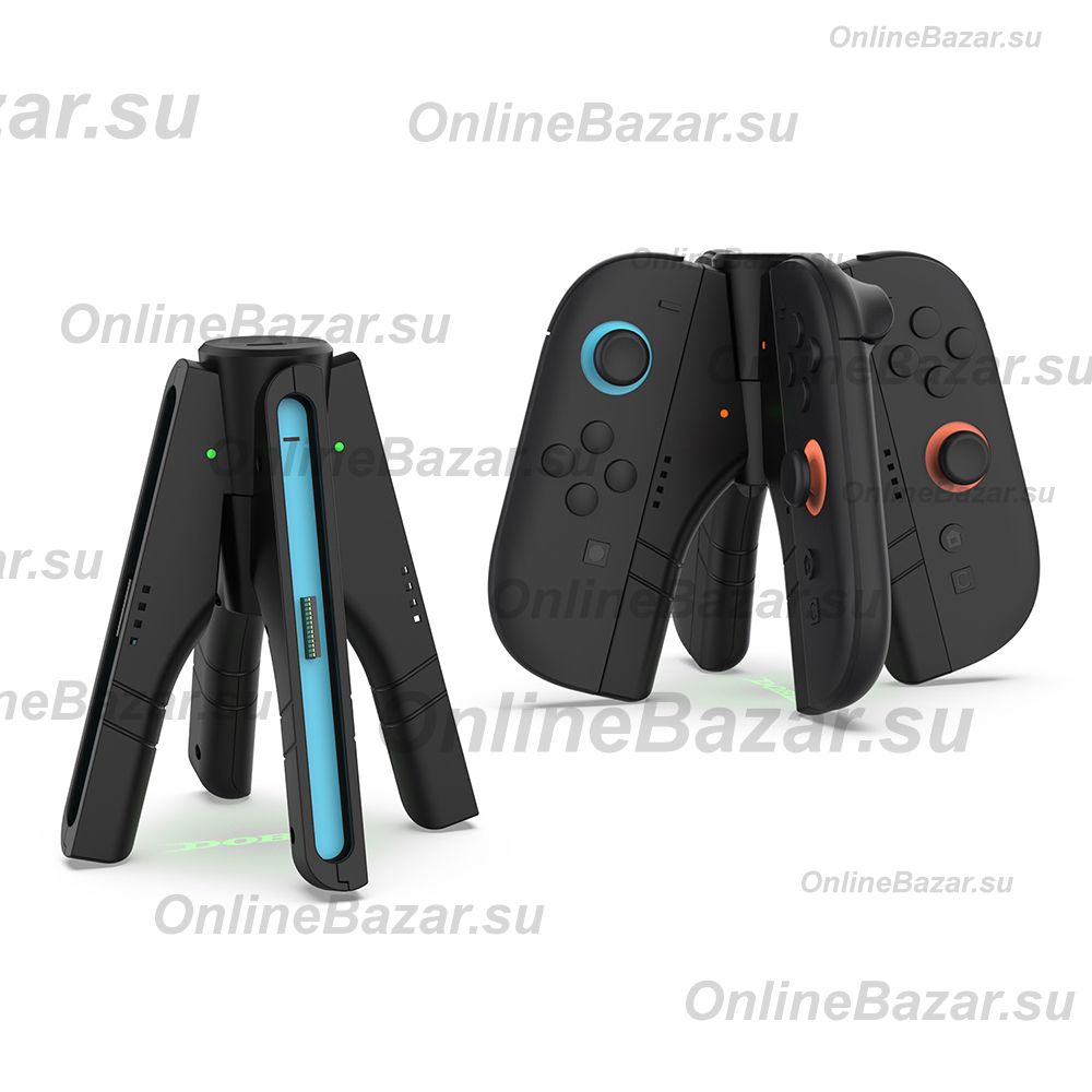 Зарядная станция для геймпадов Joy-Con для Nintendo Switch 2 Dobe TNS-3156 ― OnlineBazar.su