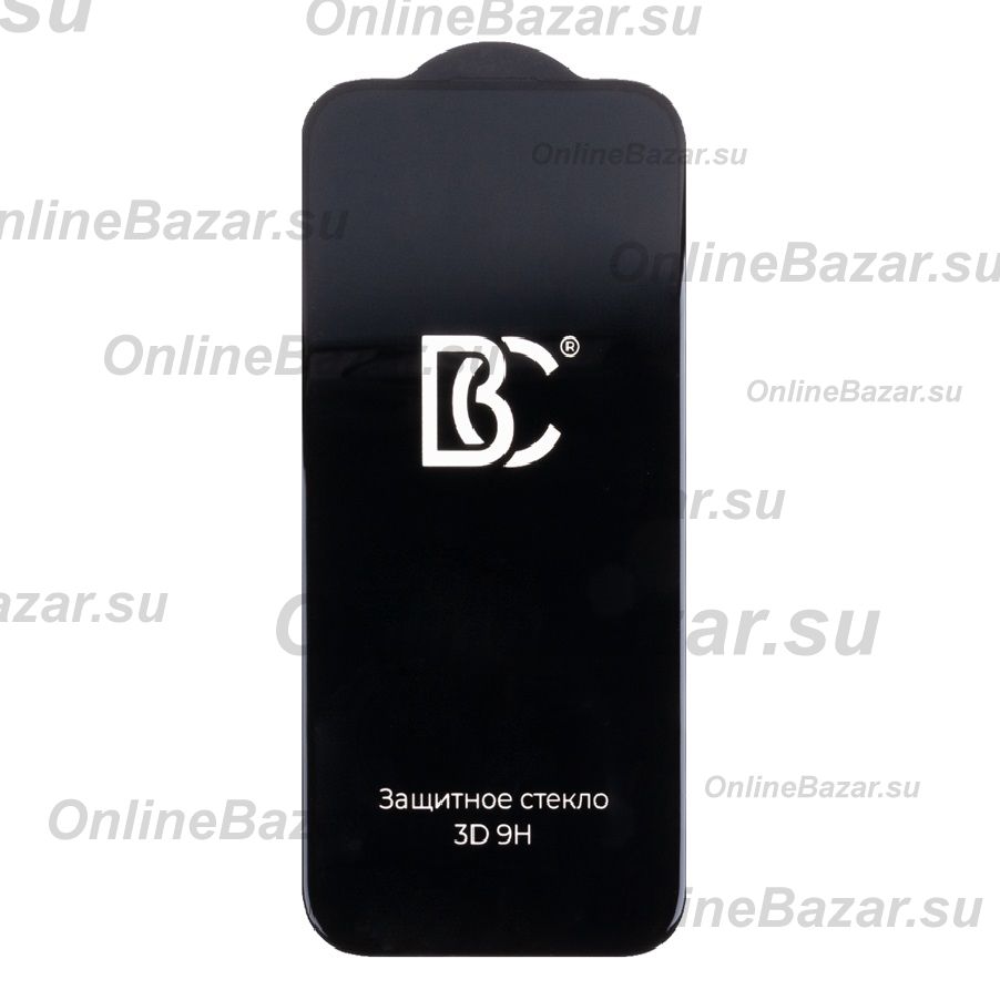 Защитное стекло для Apple iPhone 16 Pro (супер закаленное, полное покрытие 3D 0.3 мм) <черный> ― OnlineBazar.su