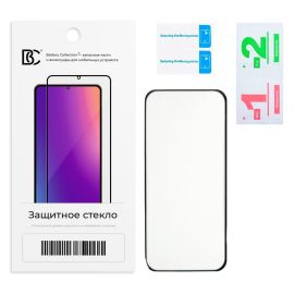 Защитное стекло для Huawei Mate 70 Pro (2,5D/закаленное, полная наклейка) <черный> в блистере