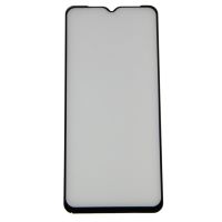 Защитное стекло для Tecno Spark 10 (KI5q) (2.5D/закаленное, полная наклейка) <черный> в блистере ― OnlineBazar.su