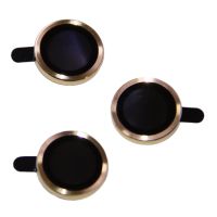 Защитное стекло линзы камеры для Apple iPhone 14 Pro (комплект 3 шт.) <золотой> ― OnlineBazar.su