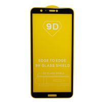 Защитное стекло для Huawei P Smart (FIG-LX1) (2.5D/полная наклейка) <черный> ― OnlineBazar.su