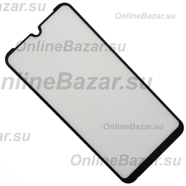 Защитное стекло для Samsung SM-A805F (Galaxy A80) (2,5D/полная наклейка) <черный> ― OnlineBazar.su