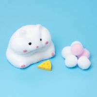 Игрушка антистресс Таба Сквиш Хомяк <белый> ― OnlineBazar.su