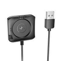 Кабель USB для зарядки смарт часов Hoco Y28 (1A/5W/0.6 метров) <черный> ― OnlineBazar.su