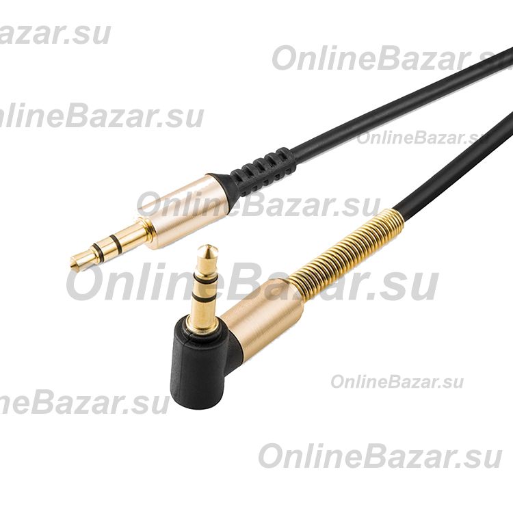Кабель AUX Hoco UPA-02 (1 м.) <черный> ― OnlineBazar.su