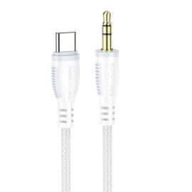 Кабель AUX USB-C - 3.5 mm Borofone BL14 <белый>