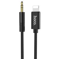 Кабель AUX iPhone Lightning - 3.5 mm Hoco UPA-13 <черный> ― OnlineBazar.su
