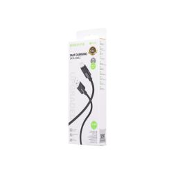 Кабель USB-C Apple iPhone Lightning Borofone BX106 (1 метр) <черный>
