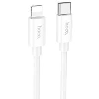 Кабель USB-C - Apple iPhone Lightning Hoco X87 (3A/20W/PD/1 метр) <белый> ― OnlineBazar.su