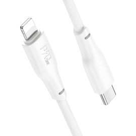 Кабель USB-C Apple iPhone Lightning Hoco X93 (3A/20W/PD/2 метра) <белый>
