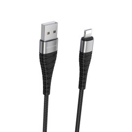 Кабель USB Apple iPhone Lightning Borofone BX32 (1 метр) <черный>