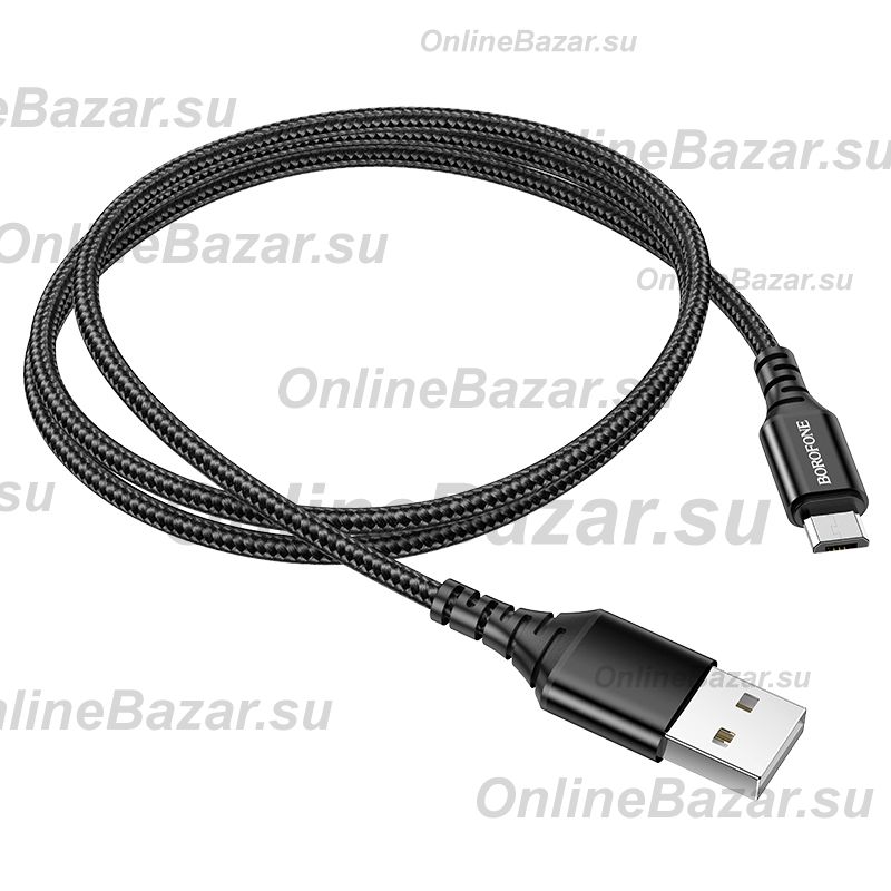 Кабель USB MicroUSB Borofone BX54 <черный> ― OnlineBazar.su