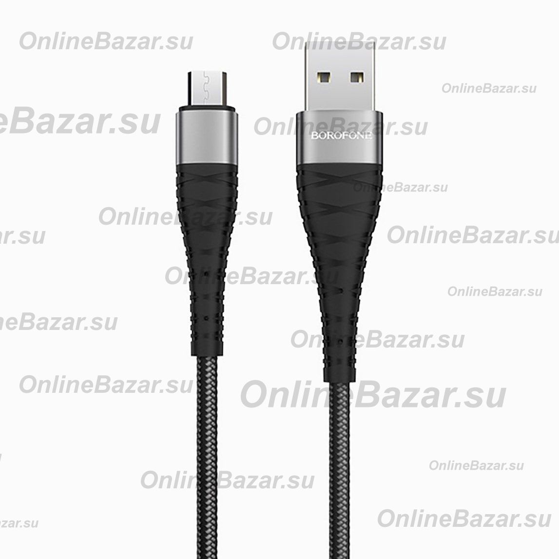 Кабель USB MicroUSB Borofone BX32 (1 метр) <черный> ― OnlineBazar.su