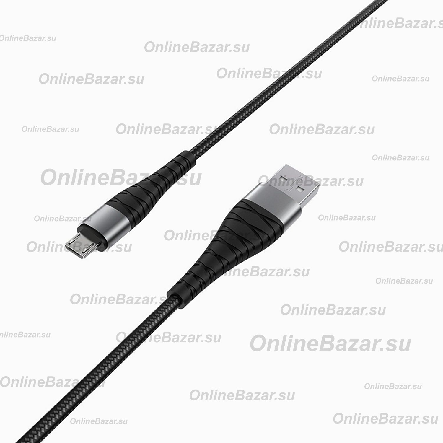 Кабель USB MicroUSB Borofone BX32 (1 метр) <черный> ― OnlineBazar.su