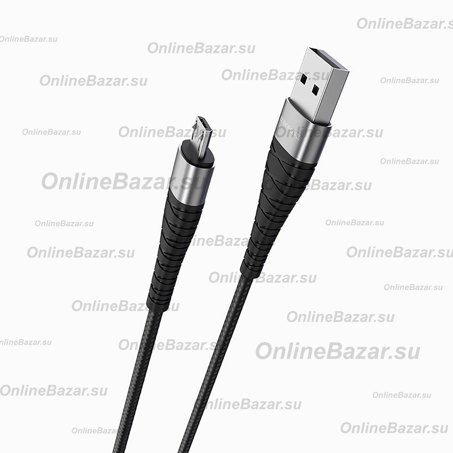 Кабель USB MicroUSB Borofone BX32 (1 метр) <черный> ― OnlineBazar.su