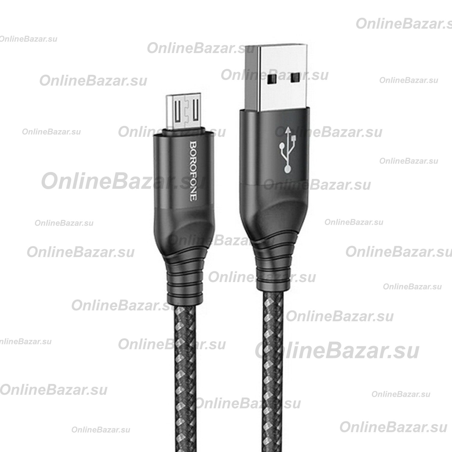 Кабель USB MicroUSB Borofone BX56 <черный> ― OnlineBazar.su
