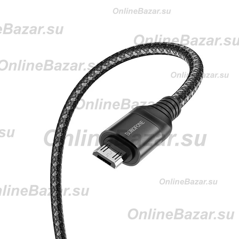 Кабель USB MicroUSB Borofone BX56 <черный> ― OnlineBazar.su