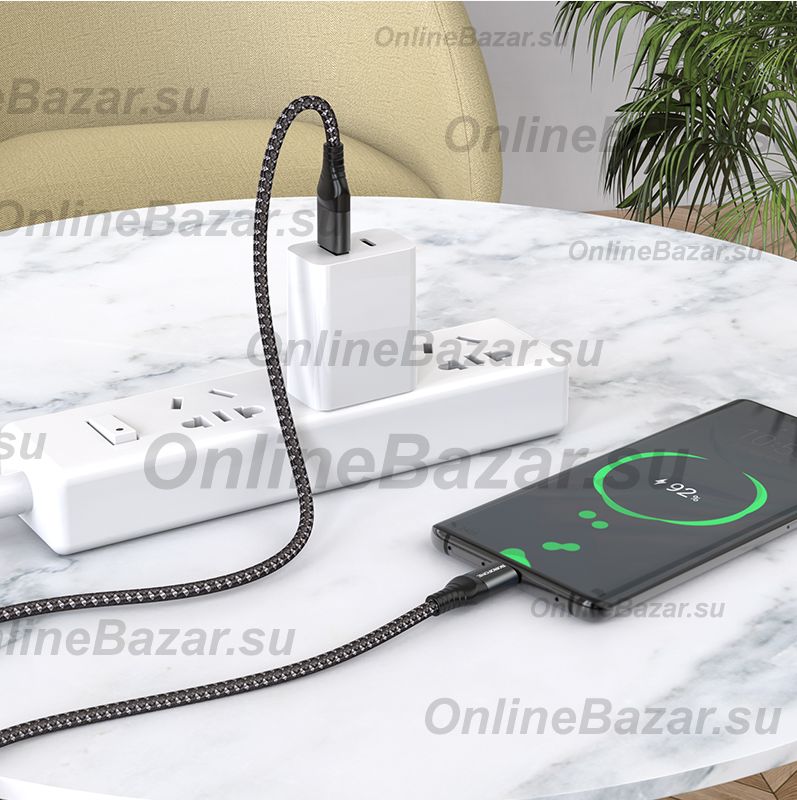 Кабель USB MicroUSB Borofone BX56 <черный> ― OnlineBazar.su