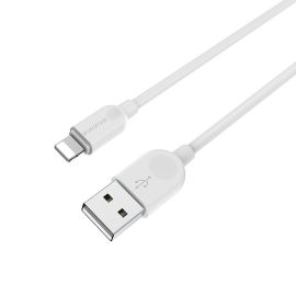 Кабель USB Apple iPhone Lightning Borofone BX14 (1 метр) <белый>