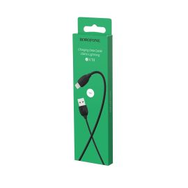 Кабель USB Apple iPhone Lightning Borofone BX19 <черный>
