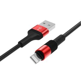 Кабель USB Apple iPhone Lightning Borofone BX21 <черный>