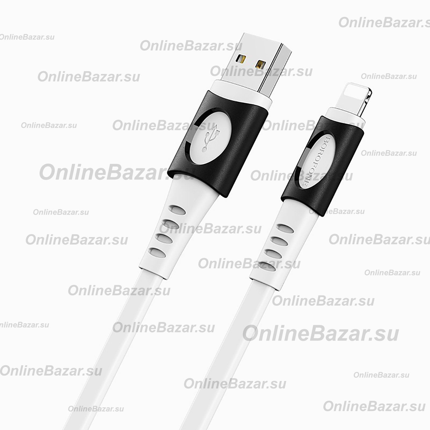 Кабель USB Apple iPhone Lightning Borofone BX35 <белый> ― OnlineBazar.su