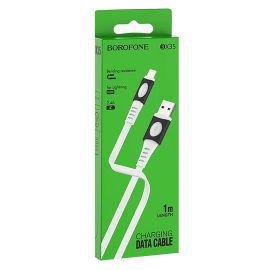 Кабель USB Apple iPhone Lightning Borofone BX35 <белый>